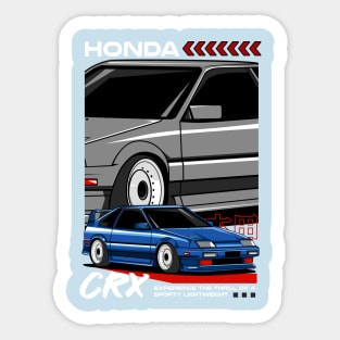 Nostalgic Honda CRX Sticker